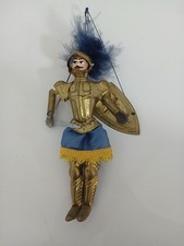 Antica Marionetta Pupo Siciliano Orlando 20 cm Vintage