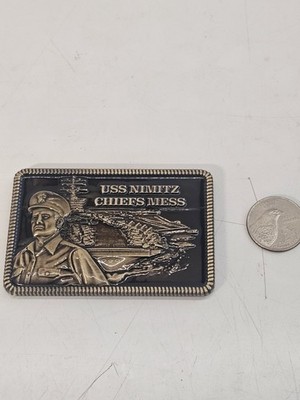 Rare NIMITZ Chiefs Mess ''Chester's GOATS'' CPO Challenge Coin