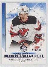 2024-25 SP Authentic Future Watch Limited Blue 179/399 Graeme Clarke #108 2o7