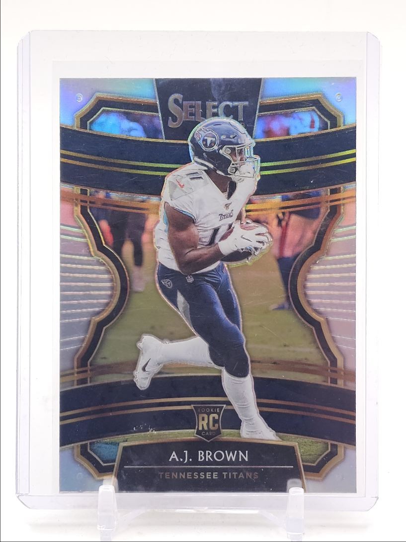 A.J. BROWN 2019 SELECT CONCOURSE ROOKIE SILVER PRIZM RC Q2215