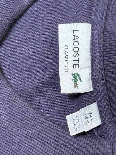 Lacoste Marineblau Polo Golf Shirt Herren Gr. L Piqué Baumwolle Kurzarm - Bild 5 von 6