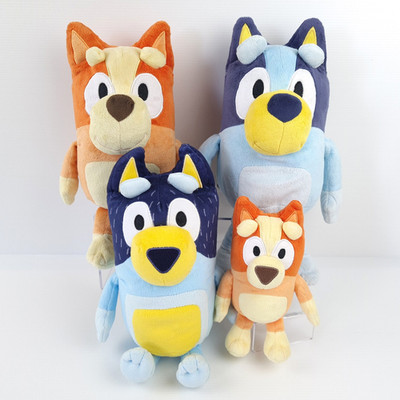 Bluey weiches Plüschtier Konvolut 4er Set Bluey Bingo & Bandit (2 sprechende) Elchspielzeug
