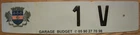 SINGLE ST. BARTHELEMY (St. Barts')  LICENSE PLATE - 1 V