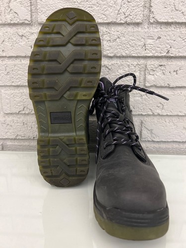 Brahma Women Combustion Black Purple Steel Toe Boots Size 7 - Picture 8 of 10