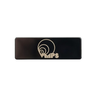 VMPS stainless steel customize Logo Badge 60mm(2.36'')X20mm(0.78'') Dark Grey