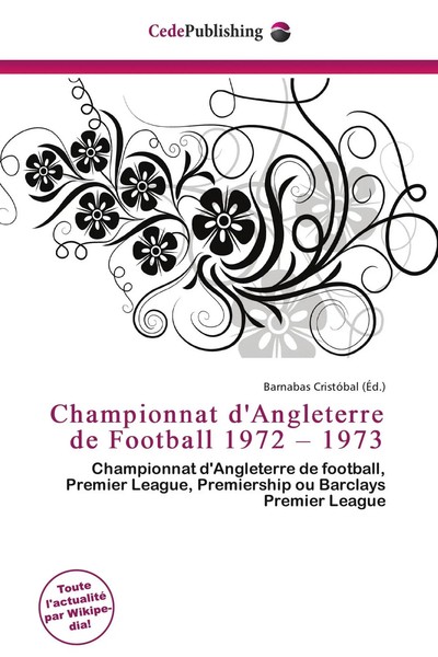 Barnabas CristóBal | Championnat D'angleterre De Football 1972 - 1973 | Buch-image