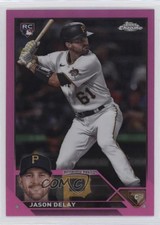 2023 Topps Chrome Update Pink Refractor Jason Delay #USC170 09nc