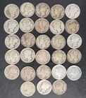 Set of (28) Mercury Dimes, All Dated 1916-1929, Various Dates and Mint Marks