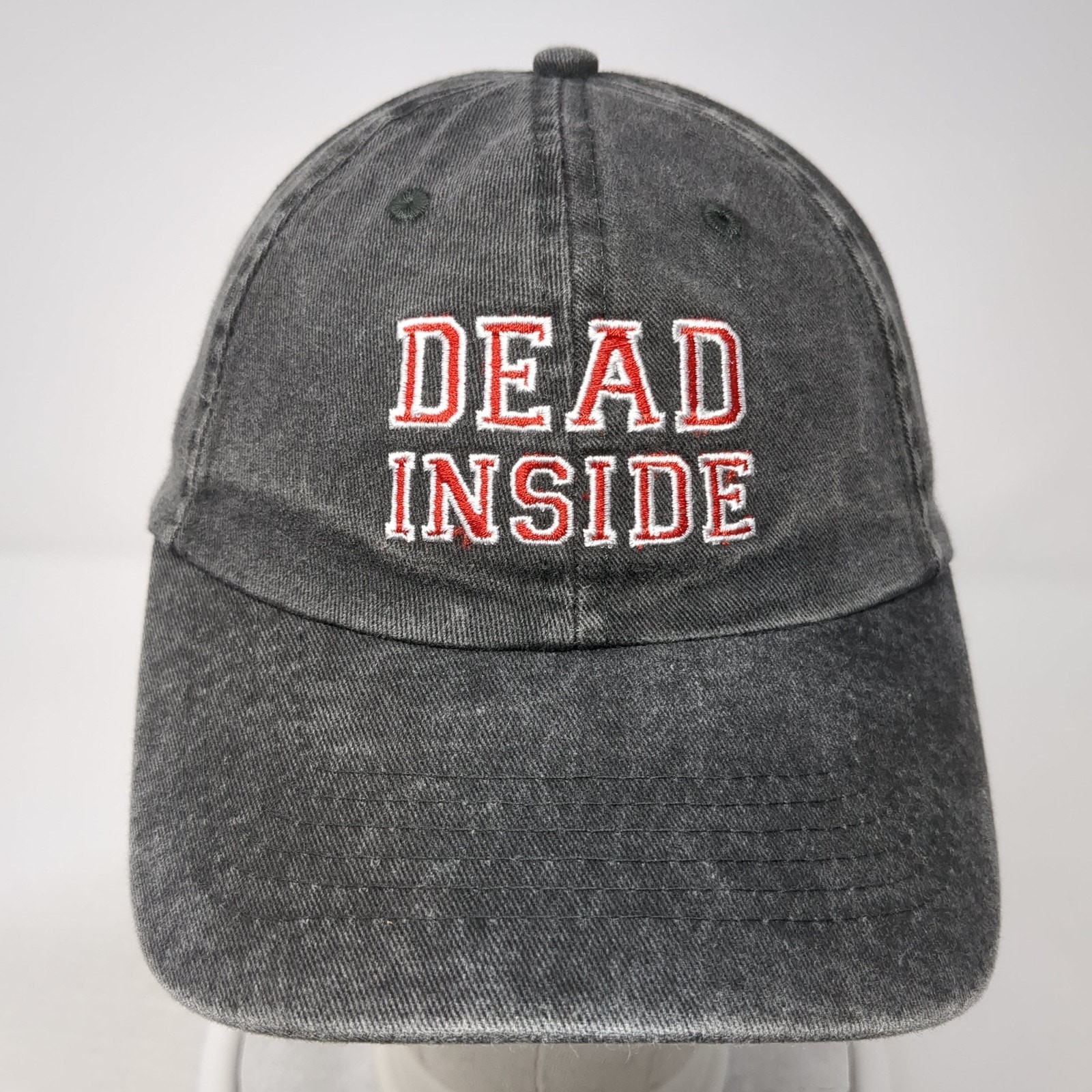 Dead Inside Slideback Hat Gray One Size Adjustabl… - image 2
