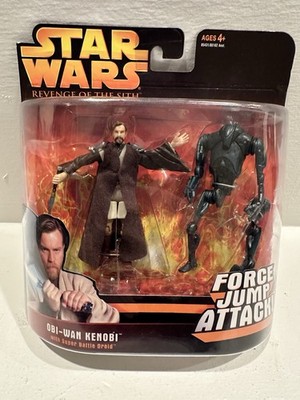 * Star Wars Revenge Of The Sith Obi-Wan Kenobi Super Battle Droid Figure Hasbro