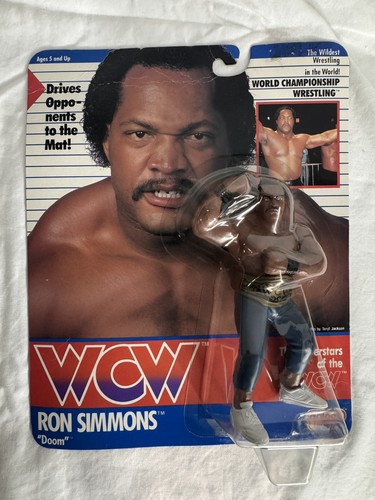 WCW Galoob Ron Simmons Wrestling Action Figure WCW...