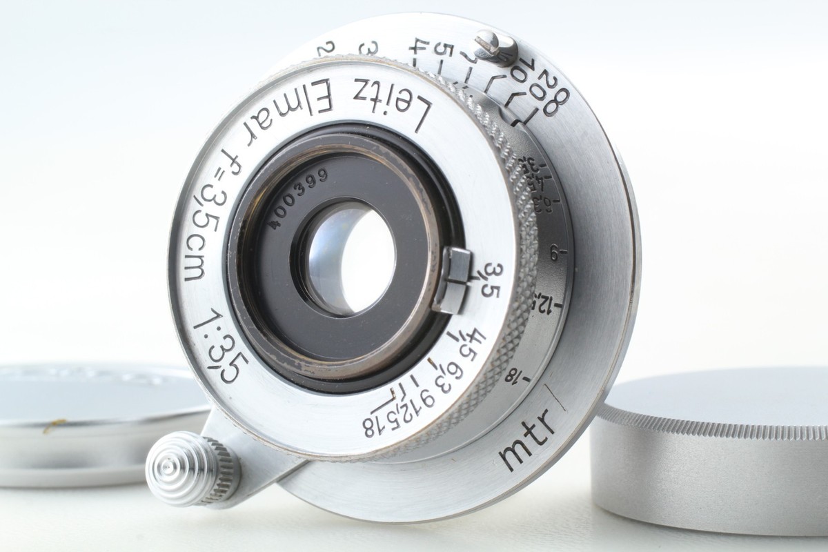 Vintage MINT!! Leica Leitz Elmar 35mm 3.5cm f/3.5 Lens L39 Screw