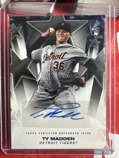 2025 Topps Series 2 Baseball Stars Autographs Ty Madden #BSA2-TMA (AU, RC)