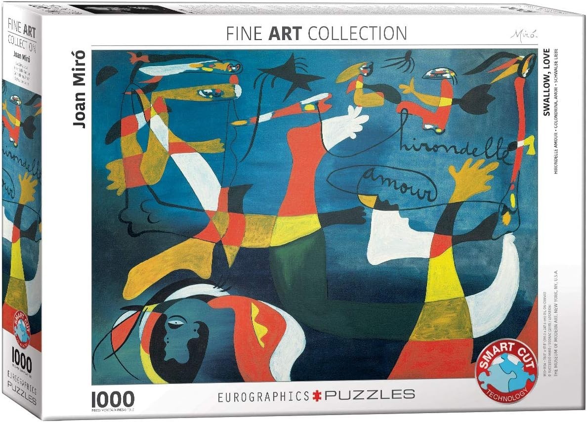 Swallow, Love by Joan Miró Eurographics 1000 Piece Jigsaw Puzzle Gift NEW
