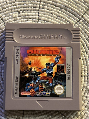 Bionic Commando Nintendo Gameboy Spiel Modul, Rar
