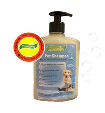 Chamcotec Pet Shampoo Conditioning 500ml Pump Bottle Kills Fleas & Deters Tics 