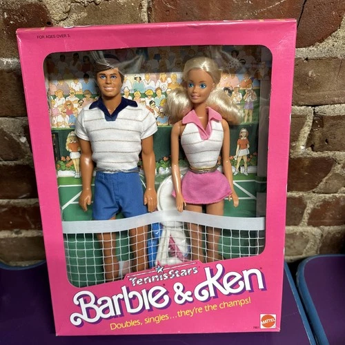 Barbie and Ken Tennis Stars gift set Vintage 1988 Mattel #7801