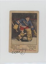 1951-52 Parkhurst Chuck Rayner #104 Rookie RC HOF 0h21