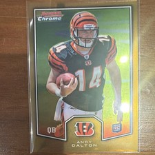 2011 Bowman Chrome Andy Dalton Rookie Insert BCR-28 Bengals Football Card