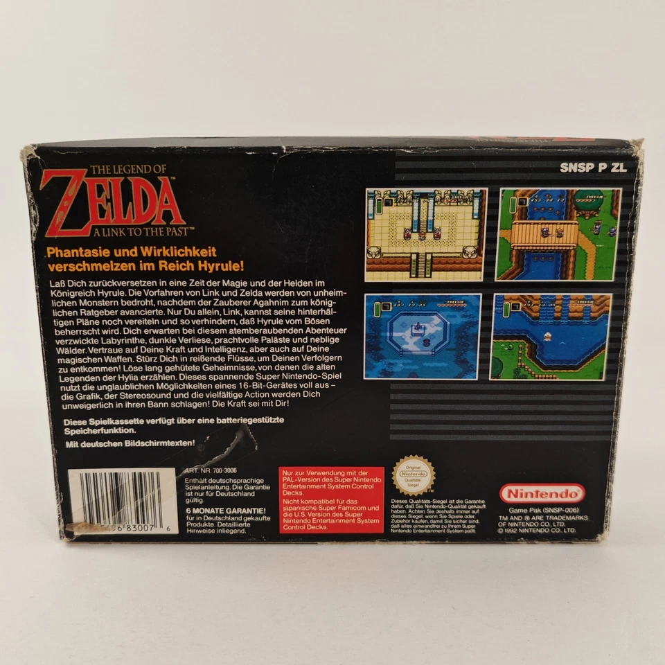 SNES Super Nintendo The Legend of Zelda: A Link to The Past OVP CIB PAL - Bild 3 von 4