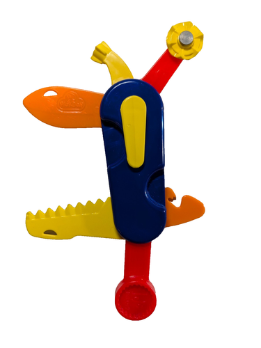 Play Doh Vintage 1987 Fun Cutter Swiss Army Knife Play Dough Multi-Tool Toy - Picture 2 of 2