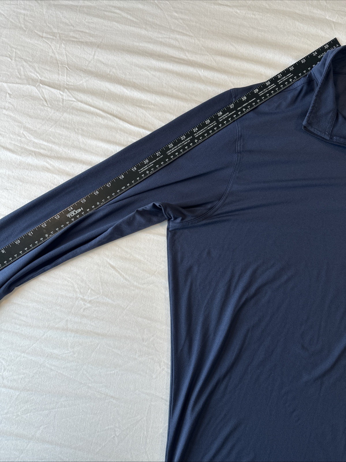 Rhoback Pullover Navy Blue Performance Quarter Zi… - image 6