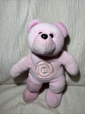 Forever Collectibles MLB Chicago Cubs Baseball Bear Pink Stuffed Animal 8"