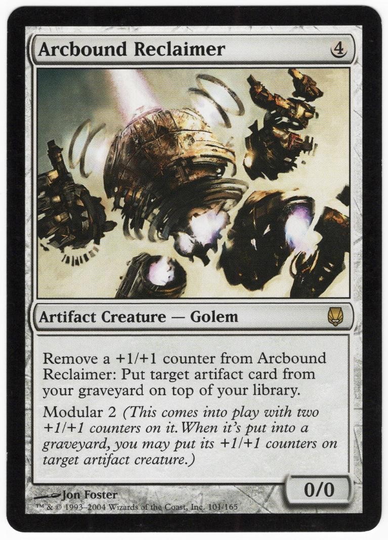 Arcbound Reclaimer 2004 Darksteel Colorless Rare Artifact Creature MTG LP AZ2