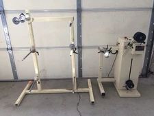 Schleuniger PF 2000 Floor Standing Cable Prefeeder Machine Wire Spool Decoiler