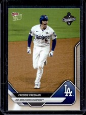 2025 Topps Now World Series Dodgers Freddie Freeman SP Image Variation #WS-5SP