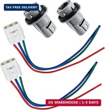 Front Turn Signal Light Socket Connector Harness with 3-Wire Kit for Honda Acura