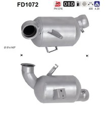 DPF | NEU | Ru&szlig;-/Partikelfilter, Abgasanlage | AS | FD1072 | 2044901992