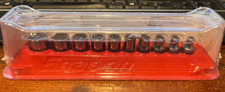 Snap-on 110TMDY 10 pc Shallow 12 point Socket Set 3/16-9/16” New Sealed