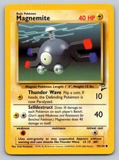 Magnemite 79/130 Common Base Set 2 Pokemon Lightly Played