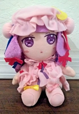 Taito Patchouli Knowledge Touhou Project EOSD Anime Stuffed Japan Prize Used 7in
