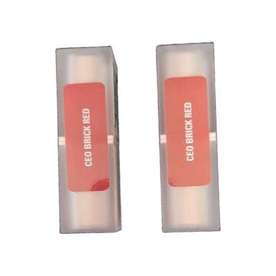 Revolution Lipstick, CEO Brick Red Shade, 2 Pack