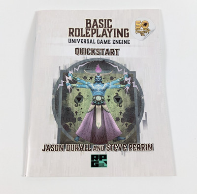 BASIC ROLEPLAYING Universal Game Engine Quickstart Chaosium 50th Anniversary