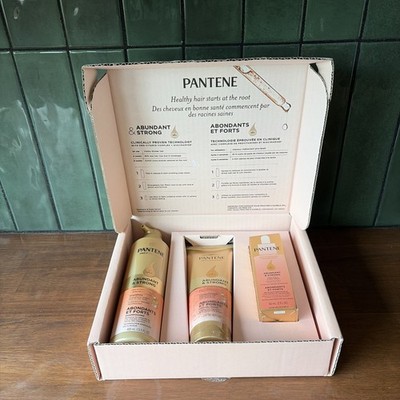 Pantene 3 PC Pro-V Complex Abundant & Strong Shampoo Conditioner and Scalp Serum