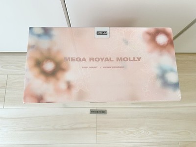 POP MART Mega Collection Mega Royal Molly 400% Velvet Flowers New