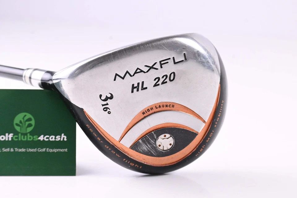 Left Hand Maxfli HL 220 #3 Wood / 16 Degree / Regular Flex Maxfli Shaft - Image 2 of 4