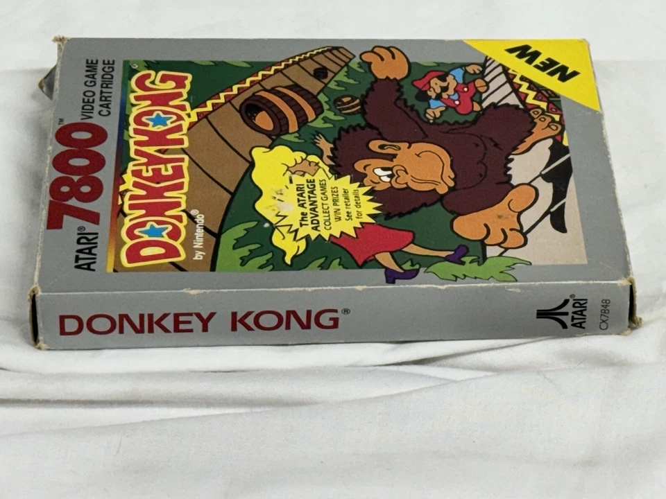 Donkey Kong - Atari 7800 (Nintendo, 1988) w/ Original Box + Manual - Image 3 of 4
