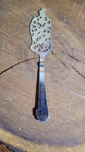 Absente Metal Silver Absinthe Spoon with 'ABSINTHE' Engraving - A008