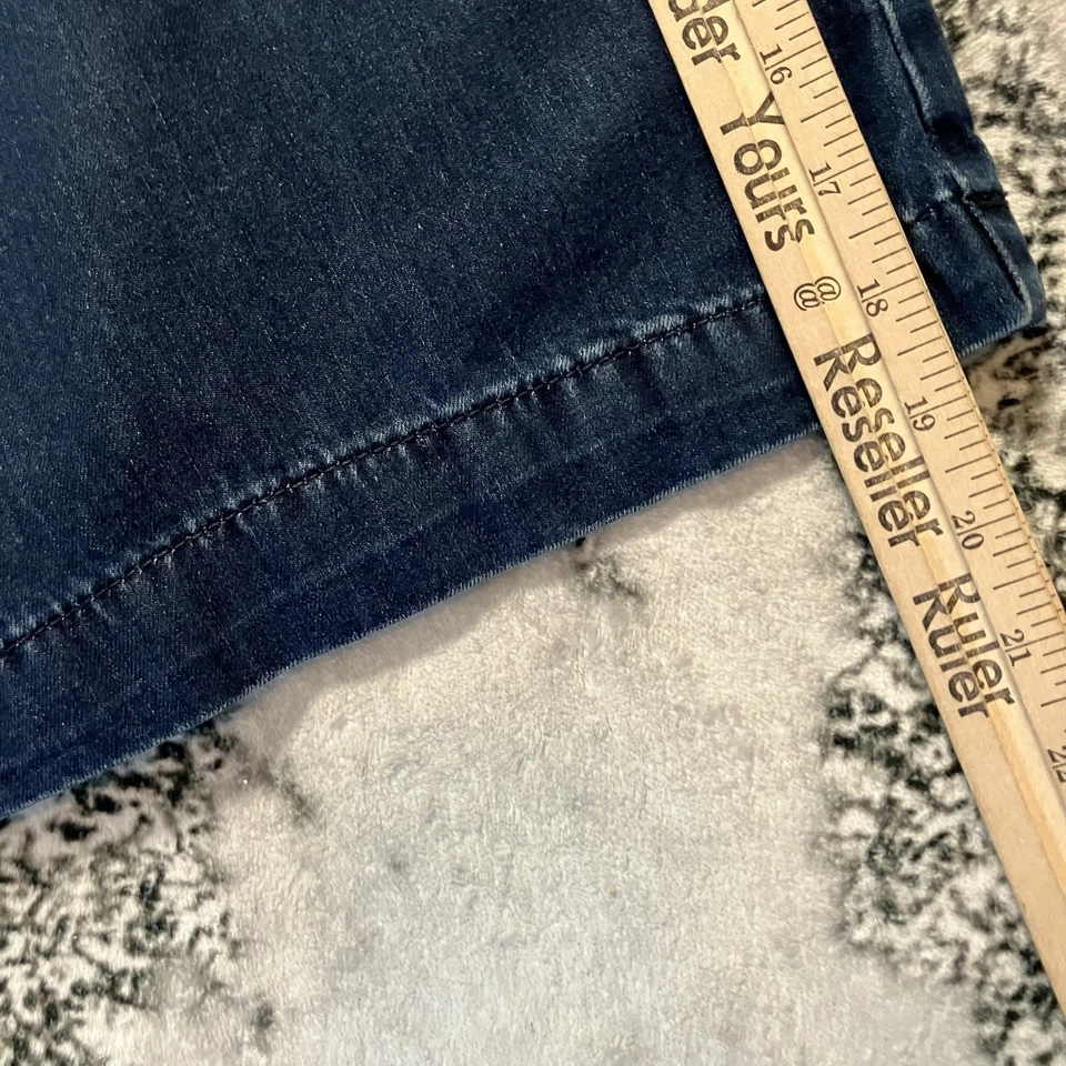 Macacão jeans feminino Topshop Moto tamanho 4 perna larga recortado sem mangas - Imagem 4 de 4
