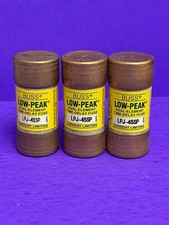 Buss Low-Peak Dual Element Time Delay Fuse 45 A 600V LPJ-45SP Lot of 3 TESTED