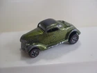 Vintage Hot Wheels Redline - 1969 Classic 36' Coupe - OLIVE