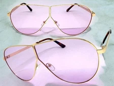 Oversized Modern Retro Shield Party Raver Club SUNGLASSES Gold Frame Purple Lens