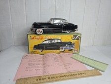 Fifties Friction Car 50's Black Cadillac Sedan Japan w/Box Works Well, Clean