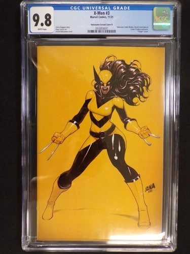 X-MEN #3 MARVEL COMICS DAVID NAKAYAMA VIRGIN VARIANT CGC GRADED 9.8