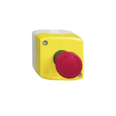 Schneider Electric Gehäuse best. m.Pilztaster XALK178E IP66 NOT-AUS Gehäuse
