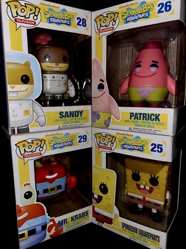 TV! SPONGEBOB, SANDY, MR KRABS 